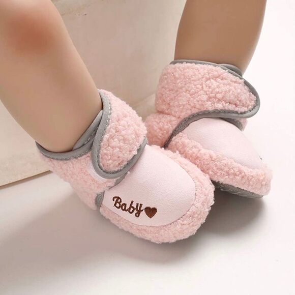 BABIES warm slippers - pink - Picture 3 of 5